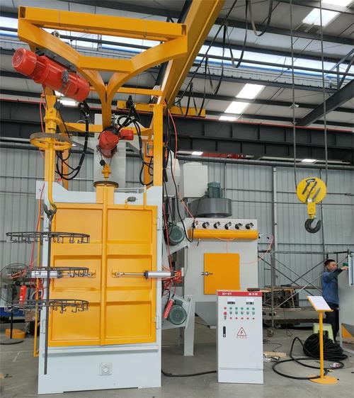 高效吊挂式喷砂机 助力大批量塑料制品完美处理